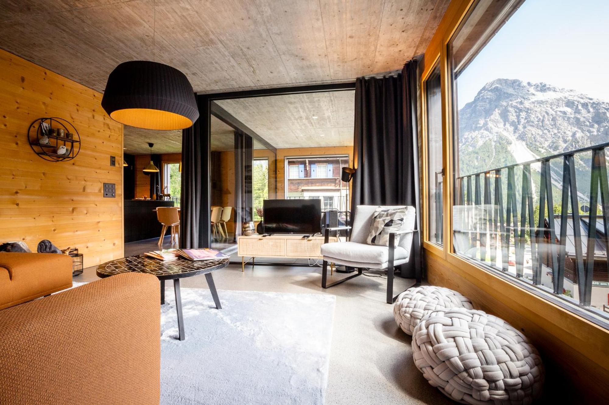 Haus Burgermeister Wohnung Älplihorn Arosa Exterior foto